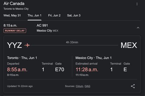 air canada flight schedule 2023.